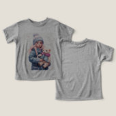 ぬいぐるみの女の子 (デザイン正面&裏面)