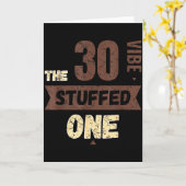 ぬいぐるみの王様 _ 秋の家族 カップル フレンズ – ヴァイブ カード (黄色い花)