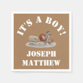 ぬいぐるみナプキン スタンダードカクテルナプキン (正面)