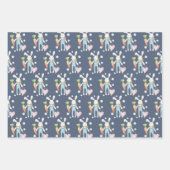 ぬいぐるみバニーカスタム ラッピングペーパーシート (正面2)