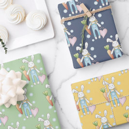 ぬいぐるみバニーカスタム ラッピングペーパーシート