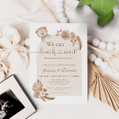 ぬいぐるみ動物テディベア真夏待ち赤ちゃんシャワー 招待状