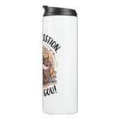 ぬいぐるみ表現かわいいナマケモノとベビー タンブラー (回転右)