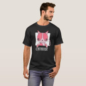 ぬかるみかわいい猫 Tシャツ (正面フル)
