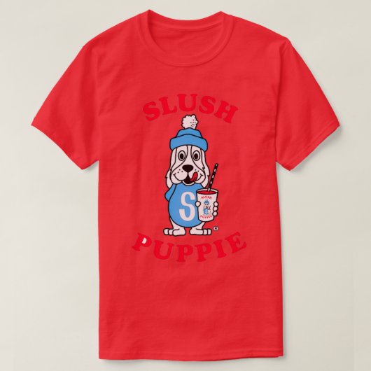ぬかるんだ子犬 Tシャツ (デザイン正面)