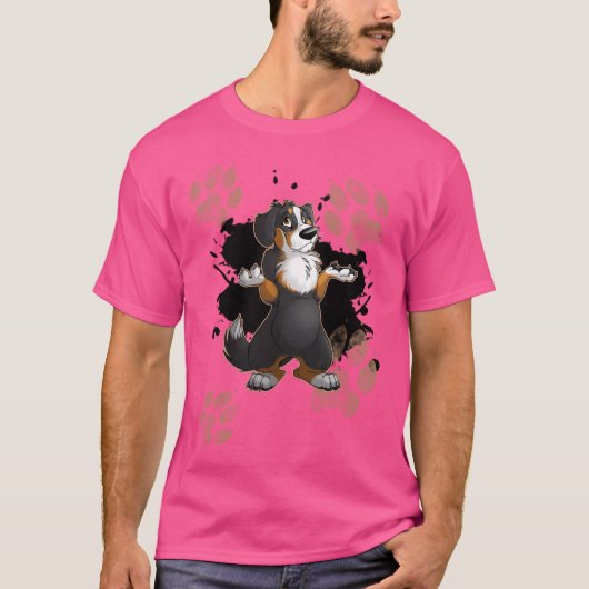 ぬかるんだ足がアクティブ Tシャツ (正面)