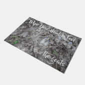 ぬかるんだ足- GOATS - CountryFarmandPets ドアマット (アングル)