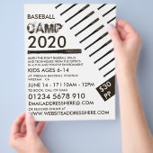 ぬかるんだ野球こうもりベースボールキャ広告ンプ チラシ (手)