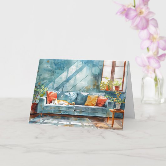 ぬくぬく猫の家 ハッピークロージングデー 不動産 カード (蘭)