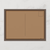 ぬくもりの秋のバッドジャー・アート・ポストカード ポストカード (裏面)