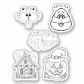 ぬりえを取れ！ シール (正面)