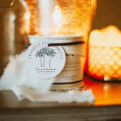 ぬりえパームツリーバチェロレッテ フェイバータグ