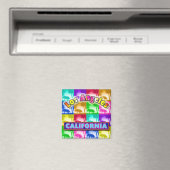 「ぬりえロサンゼルス2」マグネット マグネット (インサイチュ (食洗機))