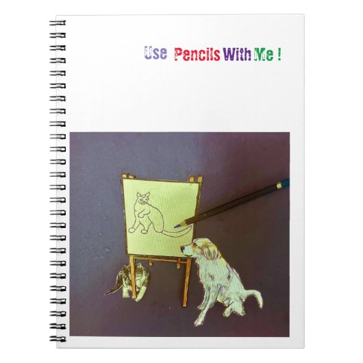 「ぬりえ本」ノート ノートブック (正面)