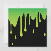 ぬるぬるしたものが垂れる 招待状 (正面)