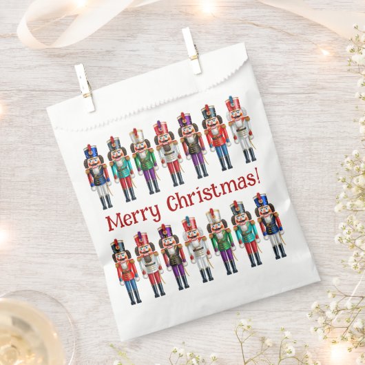 ぬるまクラッカーおもちゃ兵士 フェイバーバッグ (クリップ留めされた状態)