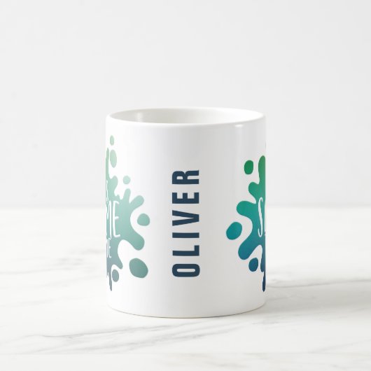 「ぬるま時の虹の破片 コーヒーマグカップ (中央)