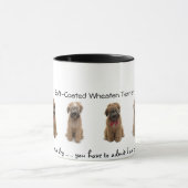 ぬれたか乾燥した…. 私はかわいいです マグカップ (中央)