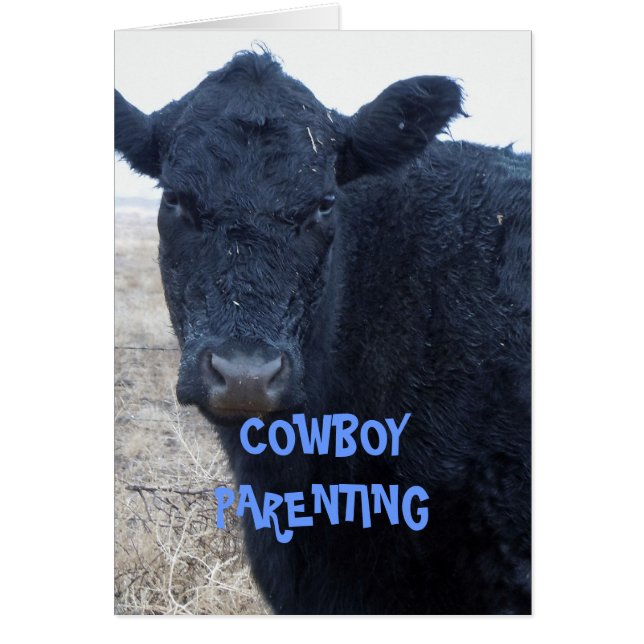 ぬれたベビーおよび野生動物-カウボーイのParenting (正面)