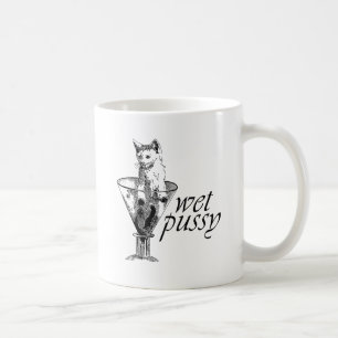 ぬれた子猫 コーヒーマグカップ