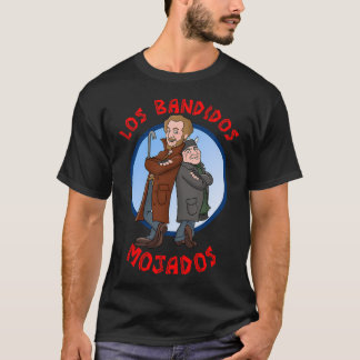 ぬれた強盗のキャラクターデザイン Tシャツ