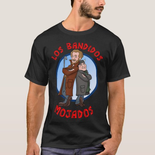 ぬれた強盗のキャラクターデザイン Tシャツ (正面)
