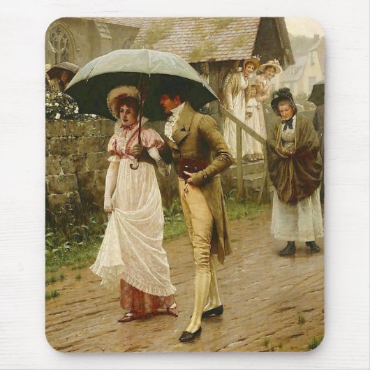 ぬれた日曜日の朝 マウスパッド (正面)