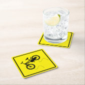 ぬれた時に滑りやすいバイク紙コースター スクエアペーパーコースター (インサイチュ)