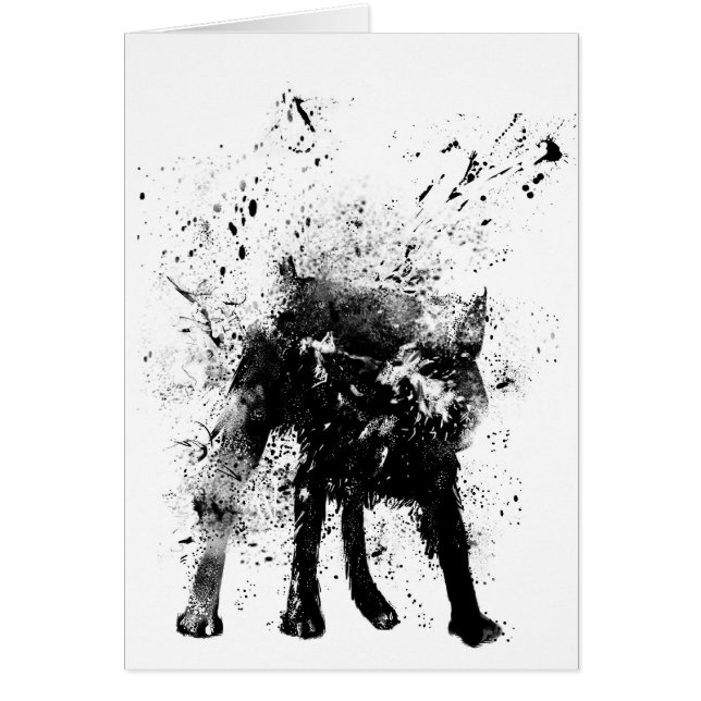 ぬれた犬 (正面)