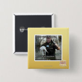 ぬれた猫および銃 缶バッジ (正面&裏面)