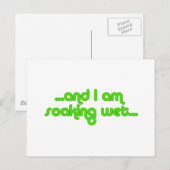 ぬれた緑を浸す ポストカード (正面/裏面)