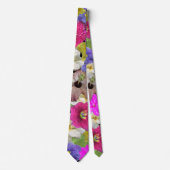 ぬれた花びらのタイ ネクタイ (正面)