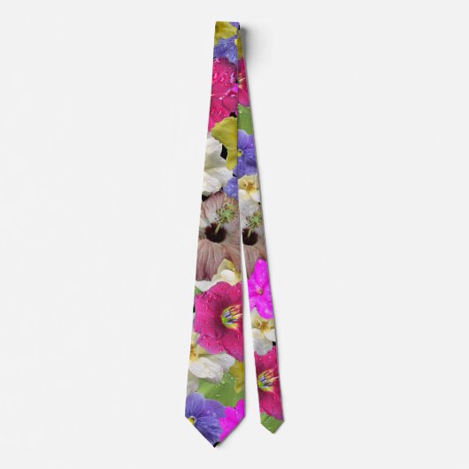 ぬれた花びらのタイ ネクタイ (正面)