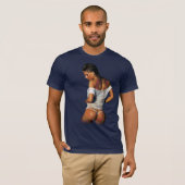 ぬれた、野生 Tシャツ (正面フル)