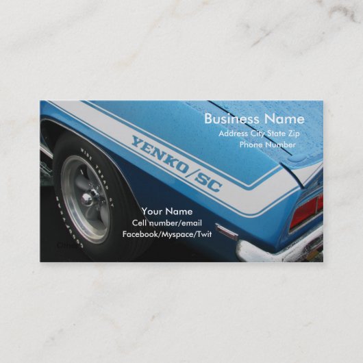 ぬれたYenko 名刺 (正面)