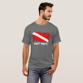 ぬれているなって下さい! -暗闇 Tシャツ (正面フル)