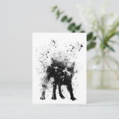 ぬれ犬 ポストカード (スタンド正面)