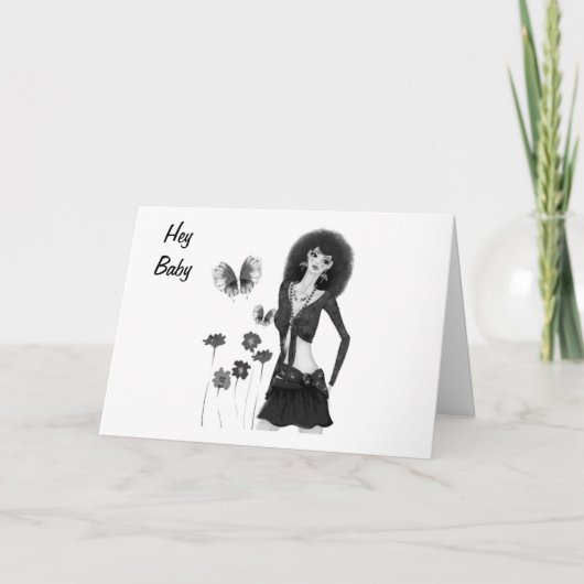 ねぇベイビー１周年おめでとう カード (正面)