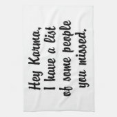 ねぇ、カルマ… キッチンタオル (縦)