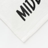 ねえガンYには中指が足りない フリースブランケット (角)