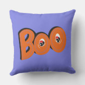 ねえブー怖がらせたタイポグラフィスケッチアート アウトドアクッション (裏面)