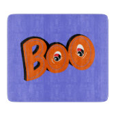 ねえブー怖がらせたタイポグラフィスケッチアート カッティングボード (正面)