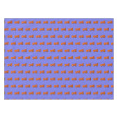 ねえブー怖がらせたタイポグラフィスケッチアート テーブルクロス (正面(横))