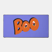 ねえブー怖がらせたタイポグラフィスケッチアート デスクマット (正面)