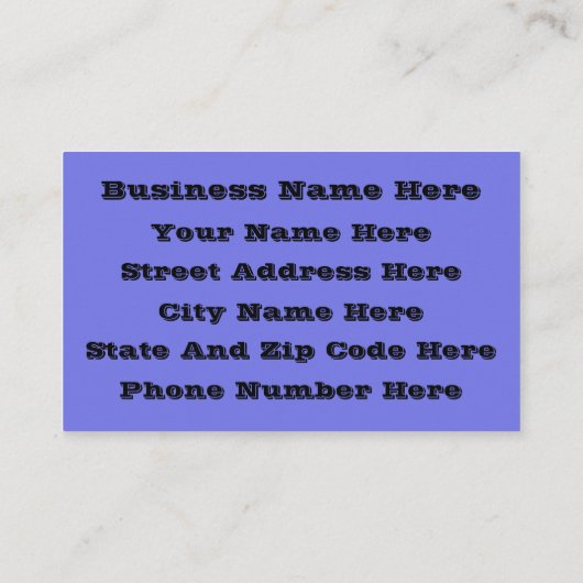 ねえブー怖がらせたタイポグラフィスケッチアート 名刺 (裏面)