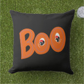 ねえブー私もタイポグラフィスケッチアート アウトドアクッション (芝生)