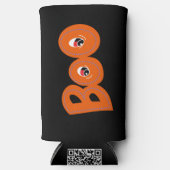 ねえブー私もタイポグラフィスケッチアート スリム缶クーラー (正面)