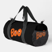 ねえブー私もタイポグラフィスケッチアート ダッフルバッグ (右コーナー)