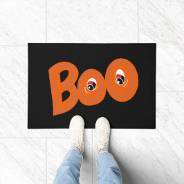 ねえブー私もタイポグラフィスケッチアート ドアマット