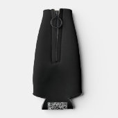 ねえブー私もタイポグラフィスケッチアート ボトルクーラー (裏面)